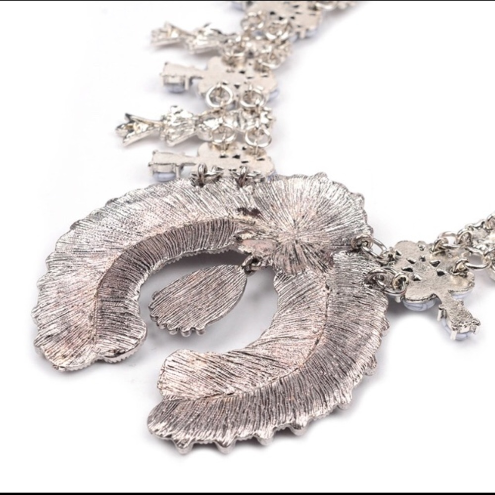 RESTOCKING- Squash Blossom Necklace - Picture 4 of 8